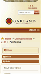 Mobile Screenshot of garlandpurchasing.com